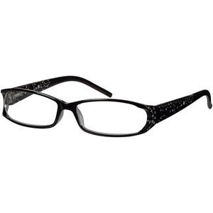 EVA READING GLASSES, 1 PAIR BLACK +1.00